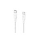 Дата кабель USB-C to USB-C 2.0m 100W white Belkin (CAB014BT2MWH)