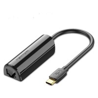 Перехідник USB3.1 Type-C --> Ethernet RJ45 1000Mb Gigabit Vention