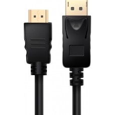 Кабель мультимедийный DisplayPort to HDMI 1.8m Prologix (PR-DP-HDMI-P-02-30-18m)