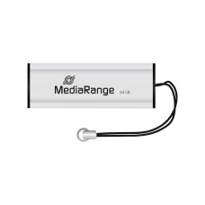 USB флеш накопитель Mediarange 64GB Black/Silver USB 3.0 (MR917)