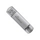 USB флеш накопитель Mediarange 32GB Silver USB 3.0 / Type-C (MR936)