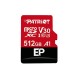 Карта памяти Patriot 512GB microSD class 10 UHS-I U3 (PEF512GEP31MCX)