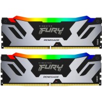 Модуль пам'яті для комп'ютера DDR5 96GB (2x48GB) 6400 MHz Renegade RGB XMP Kingston Fury (ex.HyperX) (KF564C32RSAK2-96)