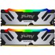 Модуль памяти для компьютера DDR5 96GB (2x48GB) 6400 MHz Renegade RGB XMP Kingston Fury (ex.HyperX) (KF564C32RSAK2-96)