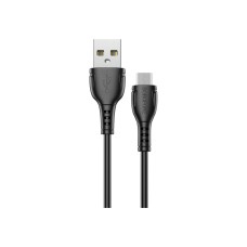 Дата кабель USB 2.0 AM to Micro 5P 1.0m BX51 Triumph 2.4A Black BOROFONE (BX51MB)