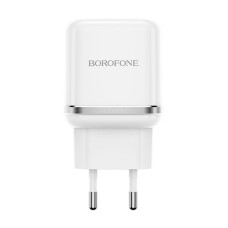 Зарядное устройство BOROFONE BA36A High speed single port QC3.0 charger set White (BA36AW)