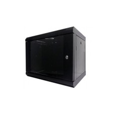 Шафа настінна Hypernet 9U 19" 600x350 (WMNC-35-9U-FLAT-AC-BLACK)