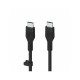 Дата кабель USB-C to USB-C 3.0m 60W Black Belkin (CAB009BT3MBK)