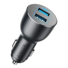 Зарядний пристрій Anker PowerDrive III - 36W 2xUSB Black (A2729H11/A2729G11)