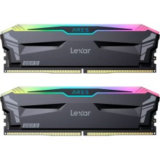 Модуль памяти для компьютера DDR5 32GB (2x16GB) 6000 MHz Ares RGB Black Lexar (LD5BU016G-R6000GDLA)