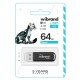 USB флеш накопичувач Wibrand 64GB Marten Black USB 3.2 Gen 1 (USB 3.0) (WI3.2/MA64P10B)