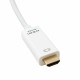 Кабель мультимедийный DisplayPort to HDMI 2.0m Extradigital (KBD1669)