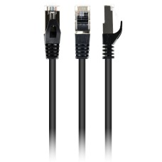 Патч-корд 1м S/FTP Cat 6A CU LSZH black Cablexpert (PP6A-LSZHCU-BK-1M)