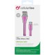 Дата кабель USB 2.0 AM to Lightning 1.0m pink Cellularline (USBDATACFLMFIIPH5P)