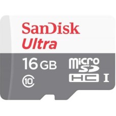 Карта памяти SanDisk 16GB Miсro-SDHC Class 10 UHS-I Ultra (SDSQUNS-016G-GN3MN)