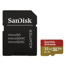 Карта памяти SanDisk 32GB microSDHC V30 A1 UHS-I U3 4K Extreme (SDSQXAF-032G-GN6MA)