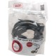 Кабель мультимедийный DVI to DVI 18+1pin, 1.8m Cablexpert (CC-DVI-BK-6)