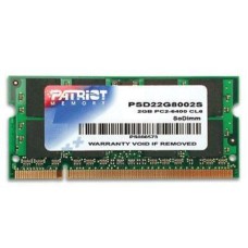 Модуль памяти для ноутбука SoDIMM DDR2 2GB 800 MHz Patriot (PSD22G8002S)