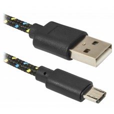 Дата кабель USB08-03T USB 2.0 - Micro USB, 1m Defender (87474)