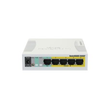 Комутатор мережевий Mikrotik RB260GSP (CSS106-1G-4P-1S)