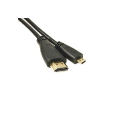 Кабель мультимедийный HDMI A to HDMI D (micro), 2.0m PowerPlant (KD00AS1274)