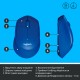 Мишка Logitech M330 Silent plus Blue (910-004910)