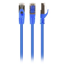 Патч-корд 0.25м S/FTP Cat 6A CU LSZH blue Cablexpert (PP6A-LSZHCU-B-0.25M)