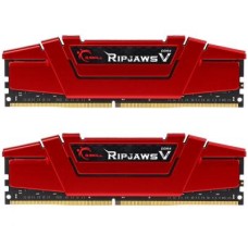 Модуль памяти для компьютера DDR4 16GB (2x8GB) 2400 MHz RipjawsV Red G.Skill (F4-2400C15D-16GVR)