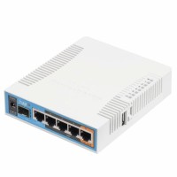 Маршрутизатор Mikrotik RB962UiGS-5HacT2HnT hAP ac with 720MHz CPU, 128MB RAM, 5x Gigabit LAN, built-