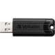 USB флеш накопитель Verbatim 64GB PinStripe Black USB 3.0 (49318)