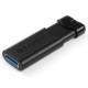 USB флеш накопитель Verbatim 64GB PinStripe Black USB 3.0 (49318)