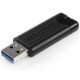 USB флеш накопитель Verbatim 64GB PinStripe Black USB 3.0 (49318)