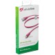 Дата кабель USB 2.0 AM to Micro 5P 1.0m pink Cellularline (USBDATACMICROUSBP)