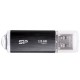 USB флеш накопичувач Silicon Power 128GB Blaze B02 Black USB 3.0 (SP128GBUF3B02V1K)