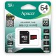 Карта памяти Apacer 64GB microSDXC class 10 UHS-I U1 (AP64GMCSX10U5-R)