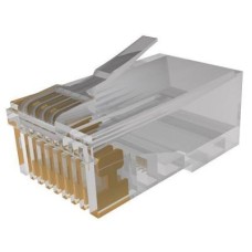 Коннектор Molex RJ45 cat.5e UTP, 1.27 мкм gold (02-558P)