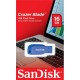 USB флеш накопичувач SanDisk 16GB Cruzer Blade Blue Electric USB 2.0 (SDCZ50C-016G-B35BE)