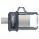 USB флеш накопитель SanDisk 16GB Ultra Dual Black USB 3.0 OTG (SDDD3-016G-G46)