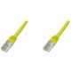 Патч-корд Digitus 1м, cat.5e, UTP, AWG 26/7, yellow (DK-1511-010/Y)