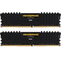 Модуль памяти для компьютера DDR4 16GB (2x8GB) 3200 MHz Vengeance LPX Black Corsair (CMK16GX4M2B3200C16)