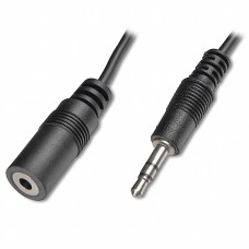 Кабель мультимедийный Jack 3.5mm male to Jack 3.5mm female 1.5m Digitus (AK-510200-015-S)