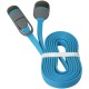 Дата кабель USB10-03BP USB - Micro USB/Lightning, blue, 1m Defender (87487)