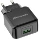 Зарядное устройство Grand-X 1*USB, 2,1A, Black, + cable USB -> Lightning, Cu, 2.1А, 1m (CH03LTB)