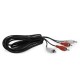 Кабель мультимедийный 2RCA to 2RCA 1.8m Cablexpert (CCA-2R2R-6)