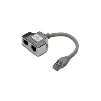 Разветвитель Digitus витой пары, STP, cat.5e, 1x2RJ-45 (DN-93904)