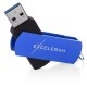 USB флеш накопичувач eXceleram 64GB P2 Series Blue/Black USB 3.1 Gen 1 (EXP2U3BLB64)