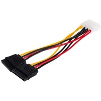 Кабель живлення SATA power 2x 0.2m Atcom (16148)