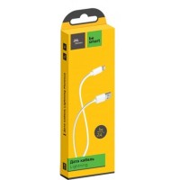 Дата кабель USB 2.0 AM to Lightning 1.0m White Florence (FD-L1-2W)