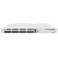 Комутатор Mikrotik CRS317-1G-16S+RM, 16x SFP/SFP+ cages, RouterOS Level 6, redundant power suppl