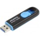 USB флеш накопичувач ADATA 128GB UV128 Black/Blue USB 3.1 (AUV128-128G-RBE)